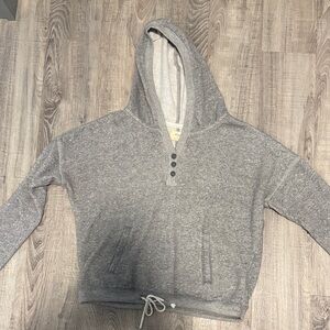 Aerie Heather Gray Women's Hoodie Sweater